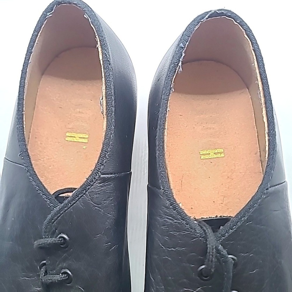 Capezio Tap Shoes Womens SZ 6.5 Black Leather Oxford Professional Dancewear Good - Picture 16 of 16